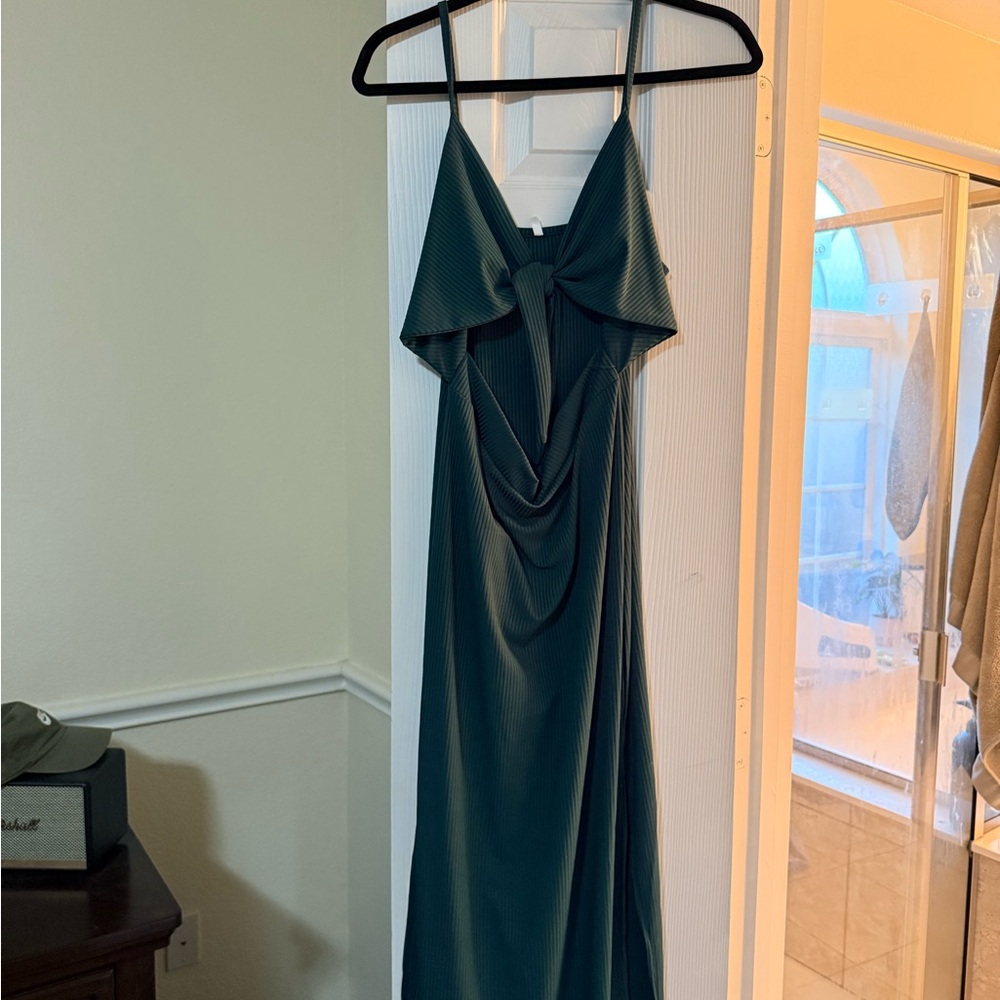 Elegant Teal Dress